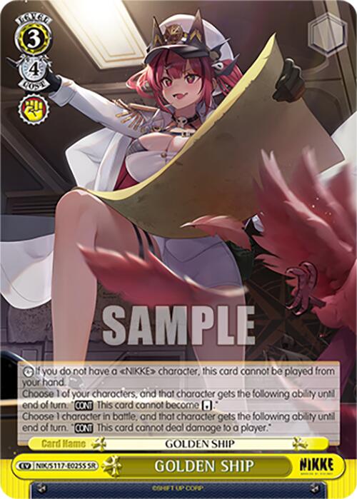 Image of GOLDEN SHIP (NIK/S117-E025S SR) [GODDESS OF VICTORY: NIKKE]
