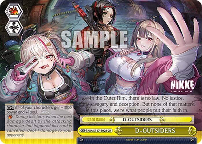 Image of D-OUTSIDERS (NIK/S117-E028 CR) [GODDESS OF VICTORY: NIKKE]