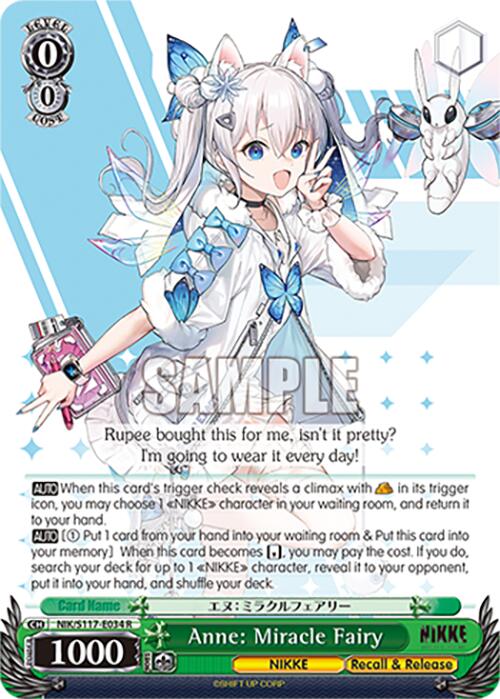 Image of Anne: Miracle Fairy (NIK/S117-E034 R) [GODDESS OF VICTORY: NIKKE]