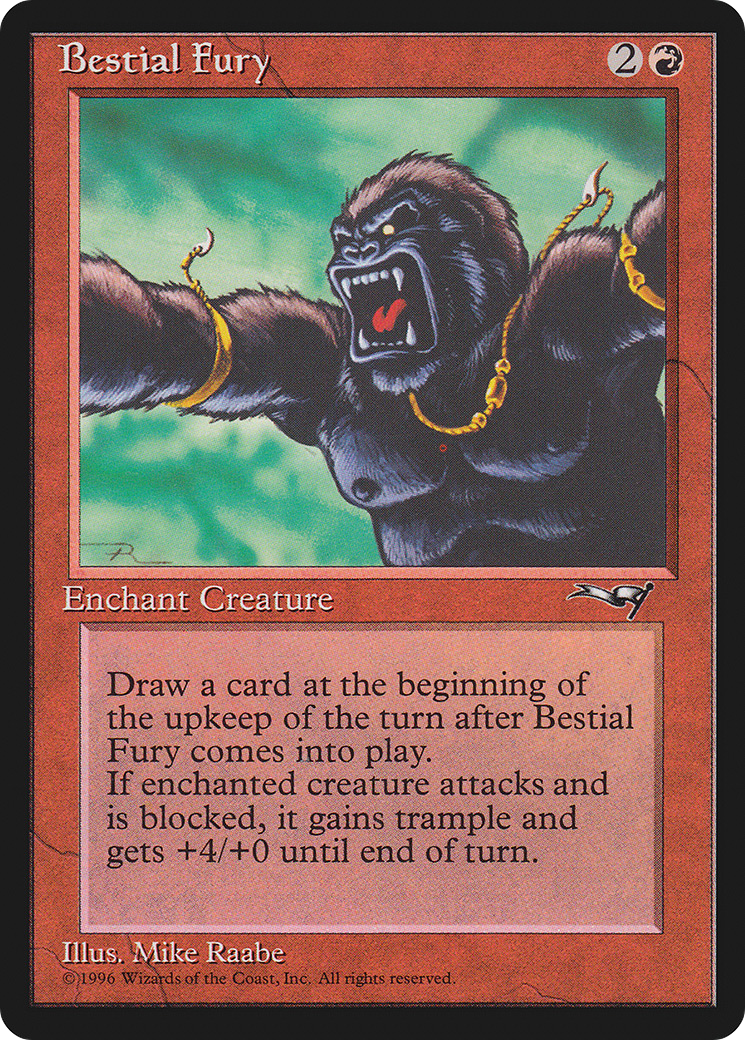 Image of Bestial Fury (Fists Raised) [Alliances]