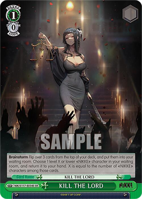 Image of KILL THE LORD (NIK/S117-E054S SR) [GODDESS OF VICTORY: NIKKE]