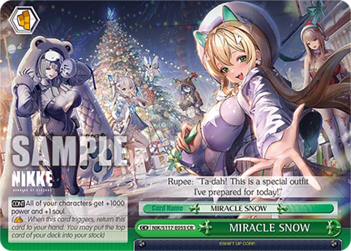 Image of MIRACLE SNOW (NIK/S117-E055 CR) [GODDESS OF VICTORY: NIKKE]