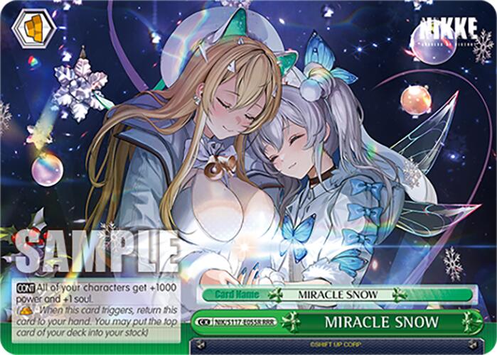 Image of MIRACLE SNOW (NIK/S117-E055R RRR) [GODDESS OF VICTORY: NIKKE]