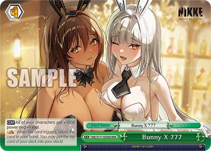 Image of Bunny X 777 (NIK/S117-E056R RRR) [GODDESS OF VICTORY: NIKKE]