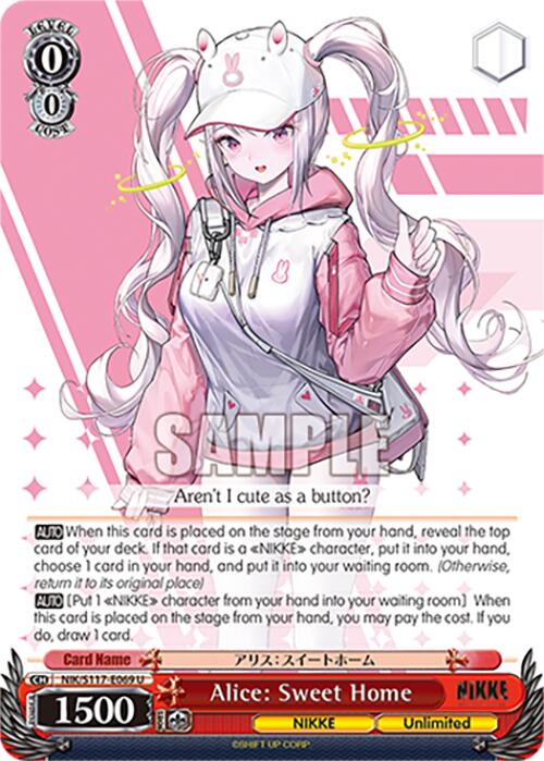 Image of Alice: Sweet Home (NIK/S117-E069 U) [GODDESS OF VICTORY: NIKKE]