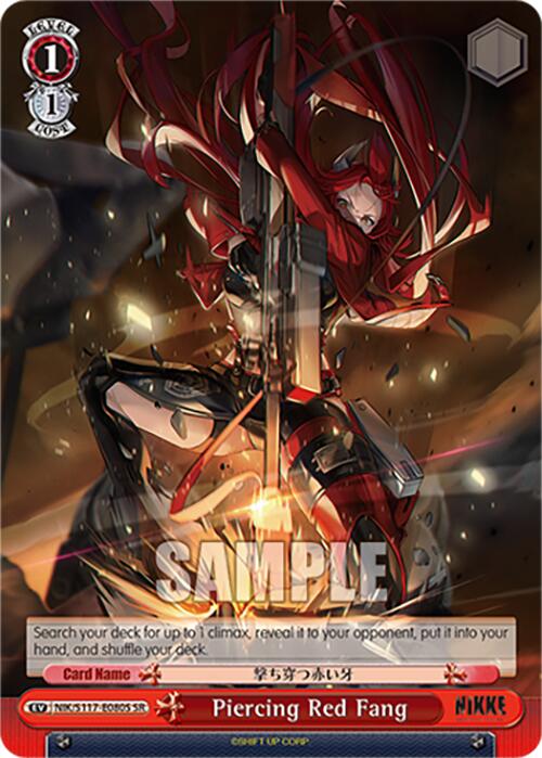 Image of Piercing Red Fang (NIK/S117-E080S SR) [GODDESS OF VICTORY: NIKKE]