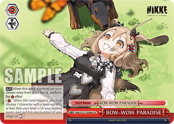 Image of BOW-WOW PARADISE (NIK/S117-E084 CR) [GODDESS OF VICTORY: NIKKE]