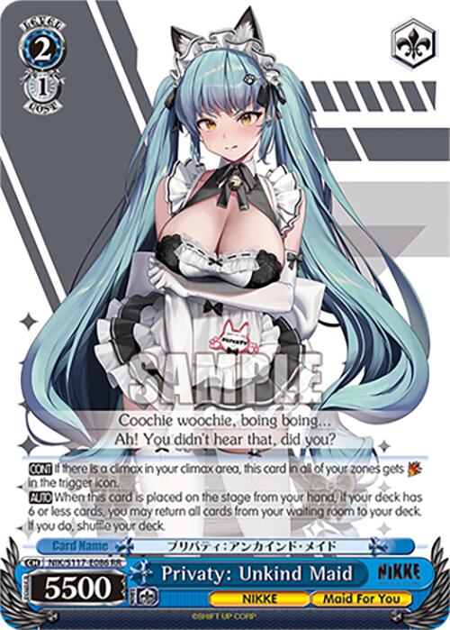 Image of Privaty: Unkind Maid (NIK/S117-E086 RR) [GODDESS OF VICTORY: NIKKE]