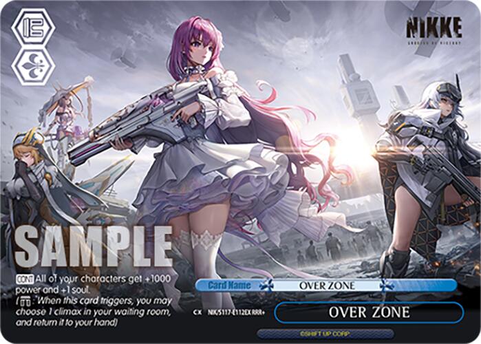 Image of OVER ZONE (NIK/S117-E112EX RRR+) [GODDESS OF VICTORY: NIKKE]