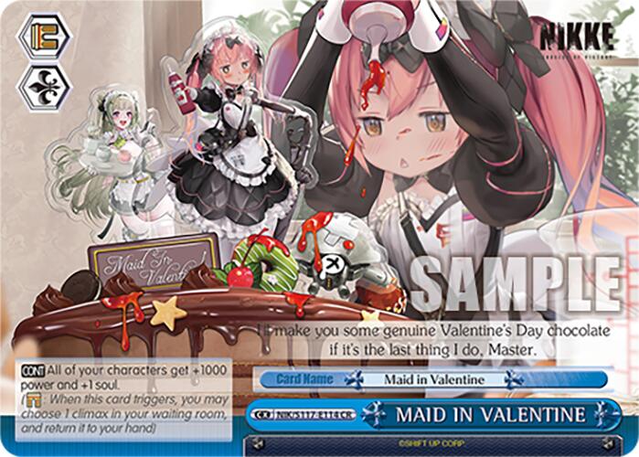 Image of MAID IN VALENTINE (NIK/S117-E114 CR) [GODDESS OF VICTORY: NIKKE]