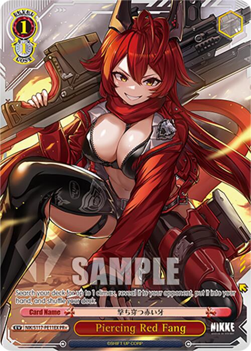 Image of Piercing Red Fang (NIK/S117-PE11EX PR) [GODDESS OF VICTORY: NIKKE]