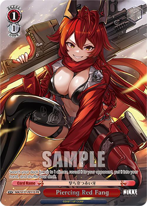 Image of Piercing Red Fang (Foil) (NIK/S117-PE11S PR) [GODDESS OF VICTORY: NIKKE]