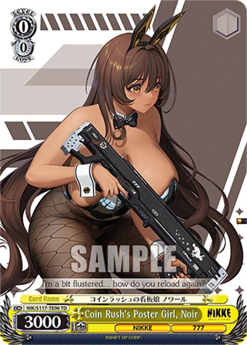 Image of Coin Rush's Poster Girl, Noir (NIK/S117-TE06 TD) [GODDESS OF VICTORY: NIKKE]