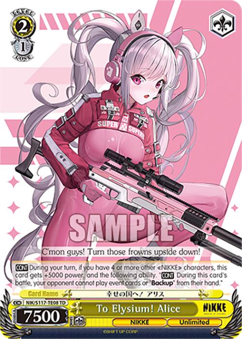Image of To Elysium! Alice (NIK/S117-TE08 TD) [GODDESS OF VICTORY: NIKKE]
