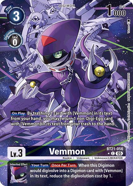 Image of Vemmon [BT21-056] (Alternate Art) [World Convergence]