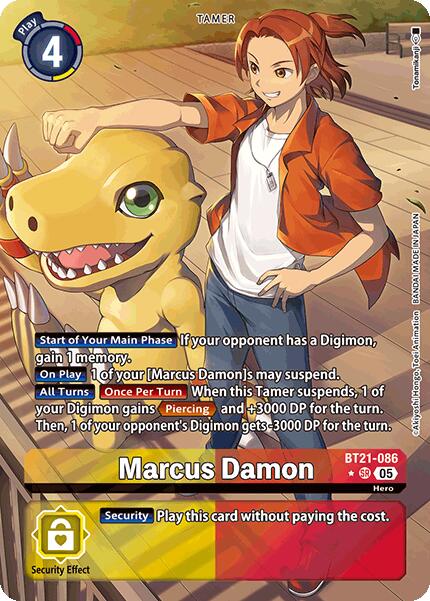 Image of Marcus Damon [BT21-086] (Alternate Art) [World Convergence]