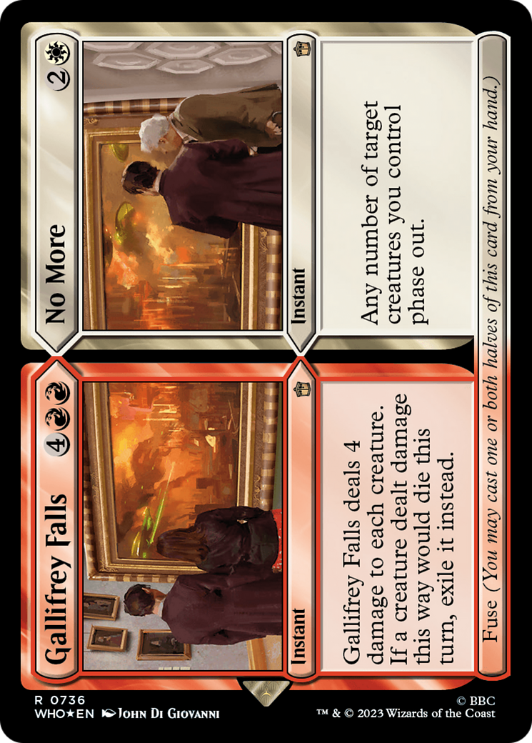 Image of Gallifrey Falls // No More (Surge Foil) [Doctor Who]