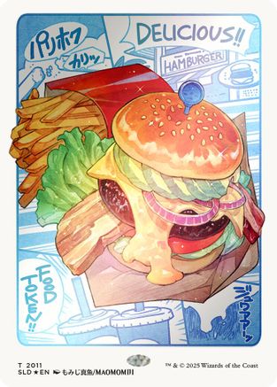 Image of Food Token (2011) (Rainbow Foil) [Secret Lair Drop Series]