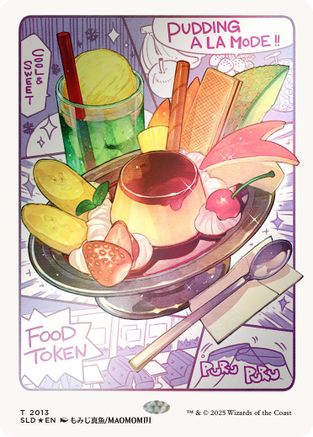 Image of Food Token (2013) (Rainbow Foil) [Secret Lair Drop Series]