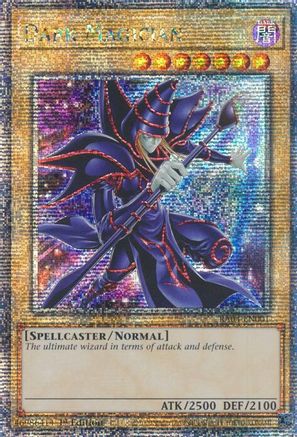 Image of Dark Magician (New Art) [RA04-EN001] Quarter Century Secret Rare