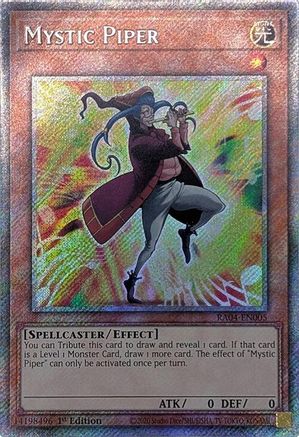 Image of Mystic Piper [RA04-EN005] Platinum Secret Rare