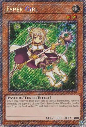 Image of Esper Girl [RA04-EN006] Platinum Secret Rare