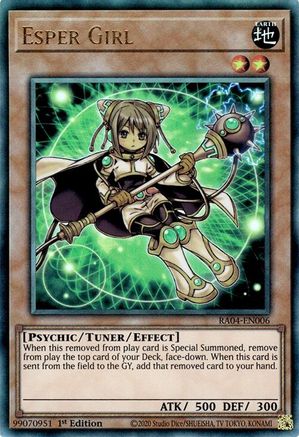 Image of Esper Girl [RA04-EN006] Prismatic Ultimate Rare