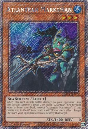Image of Atlantean Marksman [RA04-EN009] Platinum Secret Rare