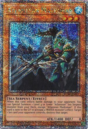 Image of Atlantean Marksman [RA04-EN009] Quarter Century Secret Rare