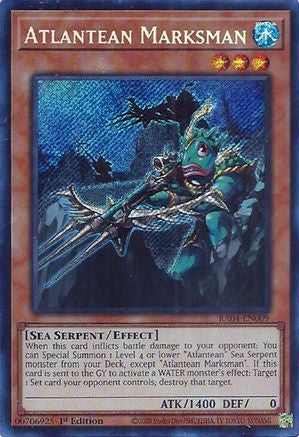 Image of Atlantean Marksman [RA04-EN009] Secret Rare