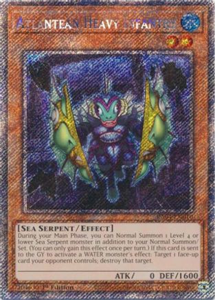 Image of Atlantean Heavy Infantry [RA04-EN010] Platinum Secret Rare