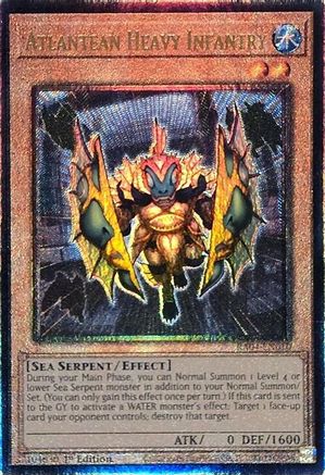 Image of Atlantean Heavy Infantry [RA04-EN010] Prismatic Ultimate Rare