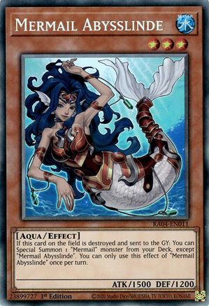 Image of Mermail Abysslinde [RA04-EN011] Prismatic Collector's Rare
