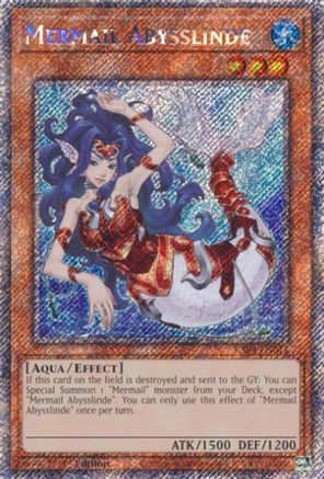 Image of Mermail Abysslinde [RA04-EN011] Platinum Secret Rare