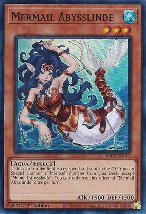 Image of Mermail Abysslinde [RA04-EN011] Super Rare
