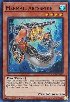 Image of Mermail Abysspike [RA04-EN012] Super Rare