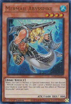Image of Mermail Abysspike [RA04-EN012] Ultra Rare