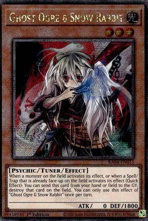 Image of Ghost Ogre & Snow Rabbit [RA04-EN015] Quarter Century Secret Rare