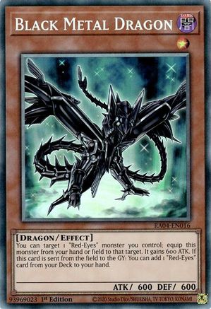 Image of Black Metal Dragon [RA04-EN016] Prismatic Collector's Rare