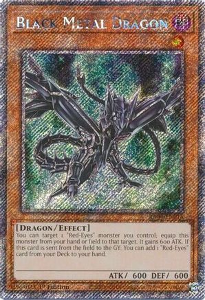 Image of Black Metal Dragon [RA04-EN016] Platinum Secret Rare