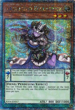 Image of Archfiend Eccentrick [RA04-EN017] Quarter Century Secret Rare