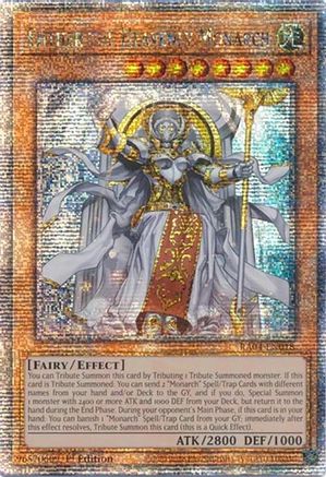 Image of Ehther the Heavenly Monarch [RA04-EN018] Quarter Century Secret Rare