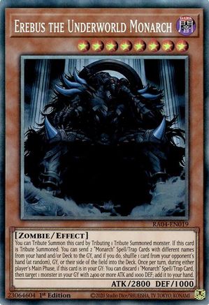 Image of Erebus the Underworld Monarch [RA04-EN019] Prismatic Collector's Rare