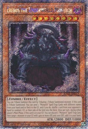 Image of Erebus the Underworld Monarch [RA04-EN019] Platinum Secret Rare
