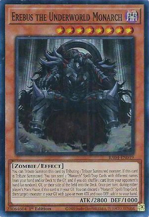 Image of Erebus the Underworld Monarch [RA04-EN019] Super Rare
