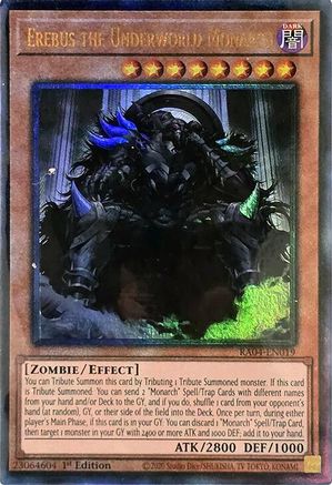 Image of Erebus the Underworld Monarch [RA04-EN019] Prismatic Ultimate Rare