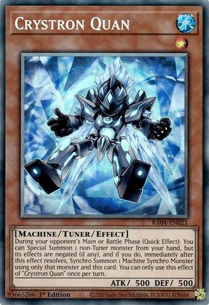 Image of Crystron Quan [RA04-EN021] Prismatic Collector's Rare