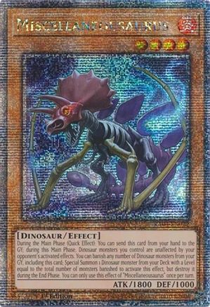 Image of Miscellaneousaurus [RA04-EN022] Quarter Century Secret Rare
