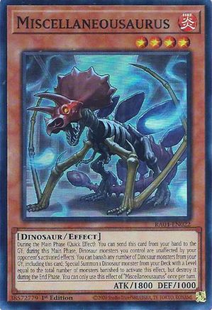 Image of Miscellaneousaurus [RA04-EN022] Super Rare