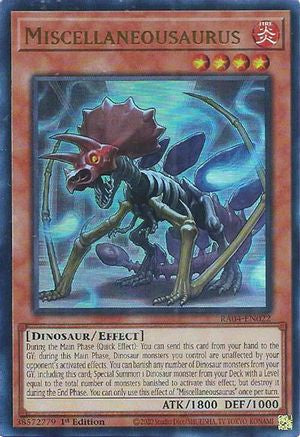 Image of Miscellaneousaurus [RA04-EN022] Ultra Rare